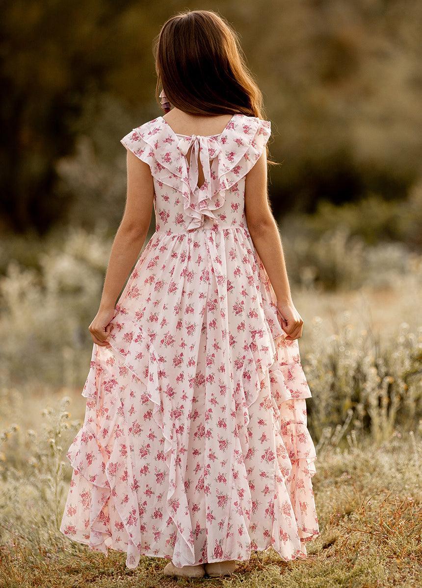 Sylviane Dress in Caroline Floral Girls Product Image