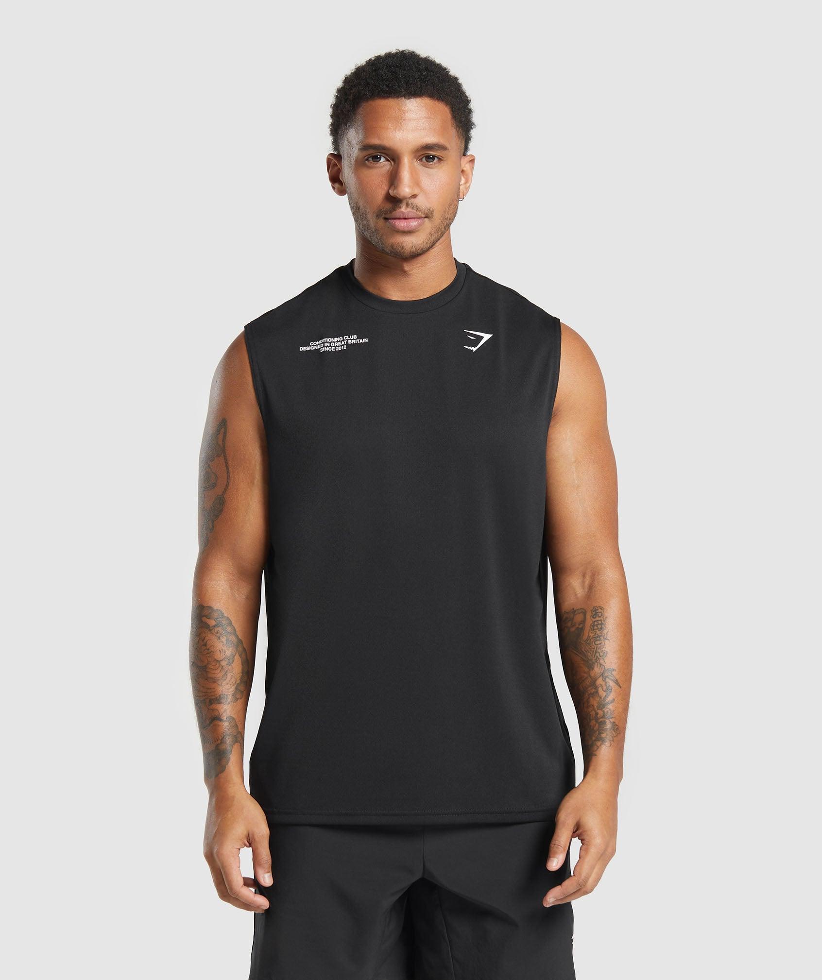 Gymshark Conditioning Club Tank - Black Male Product Image