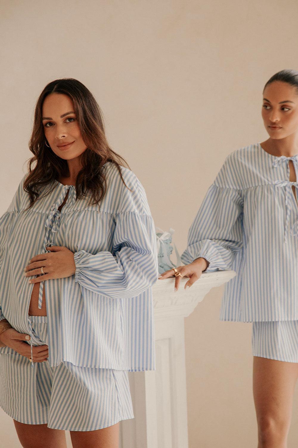 Pennie Shorts - Blue Product Image