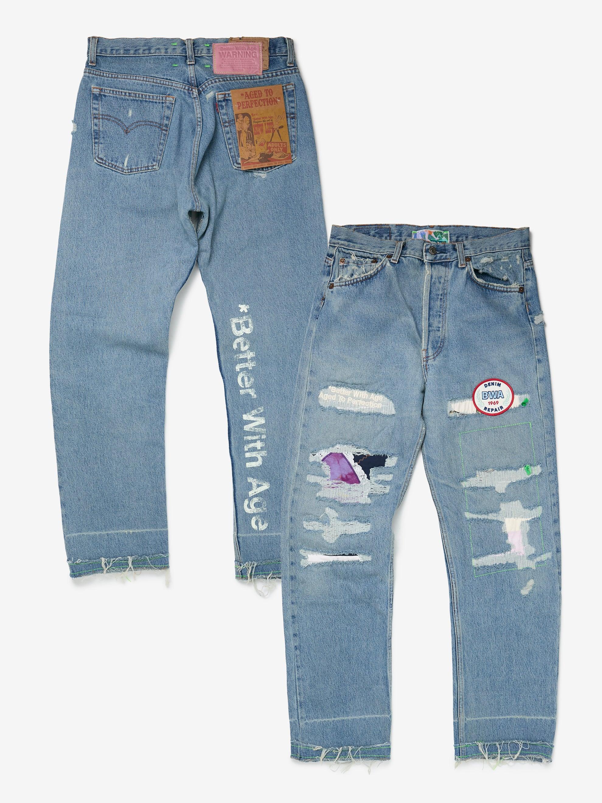 Denim Repair Pants (indigo) Product Image