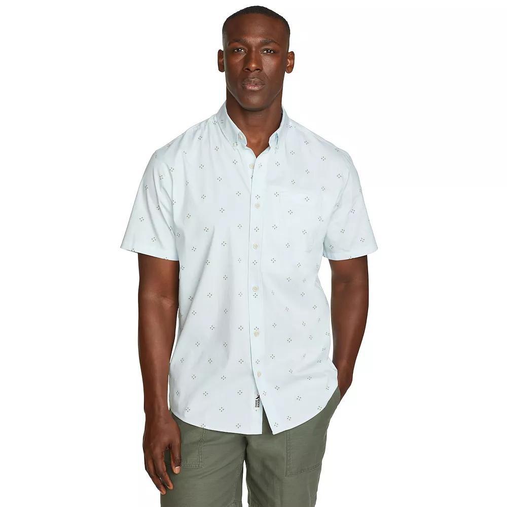 Men's Eddie Bauer UPF 50 Voyager Short Sleeve Button-Down Shirt,  Product Image