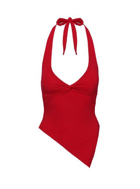 Chilli Halter Top Red Product Image