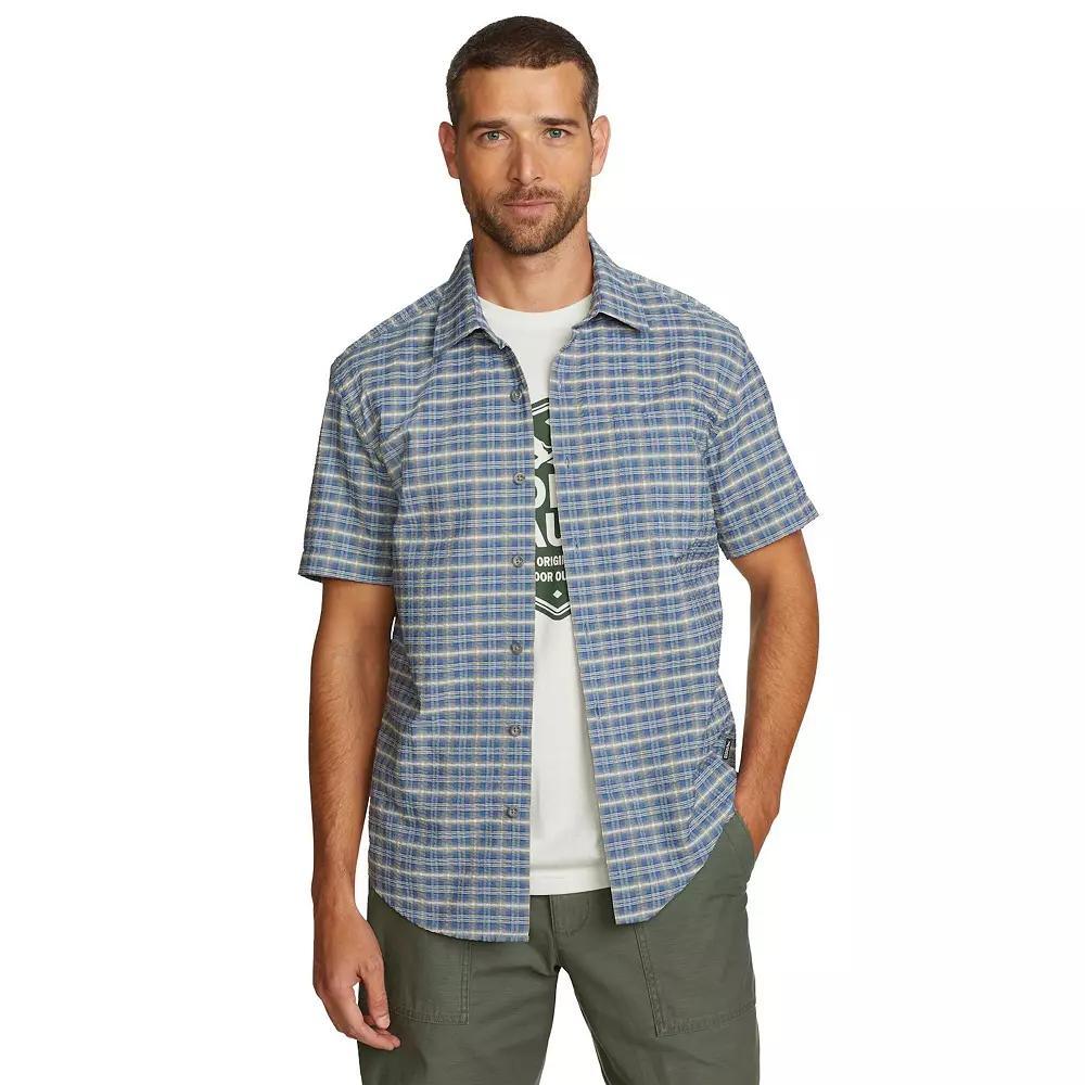 Big & Tall Eddie Bauer Short Sleeve Seersucker 2.0 Shirt, Men's,  Product Image