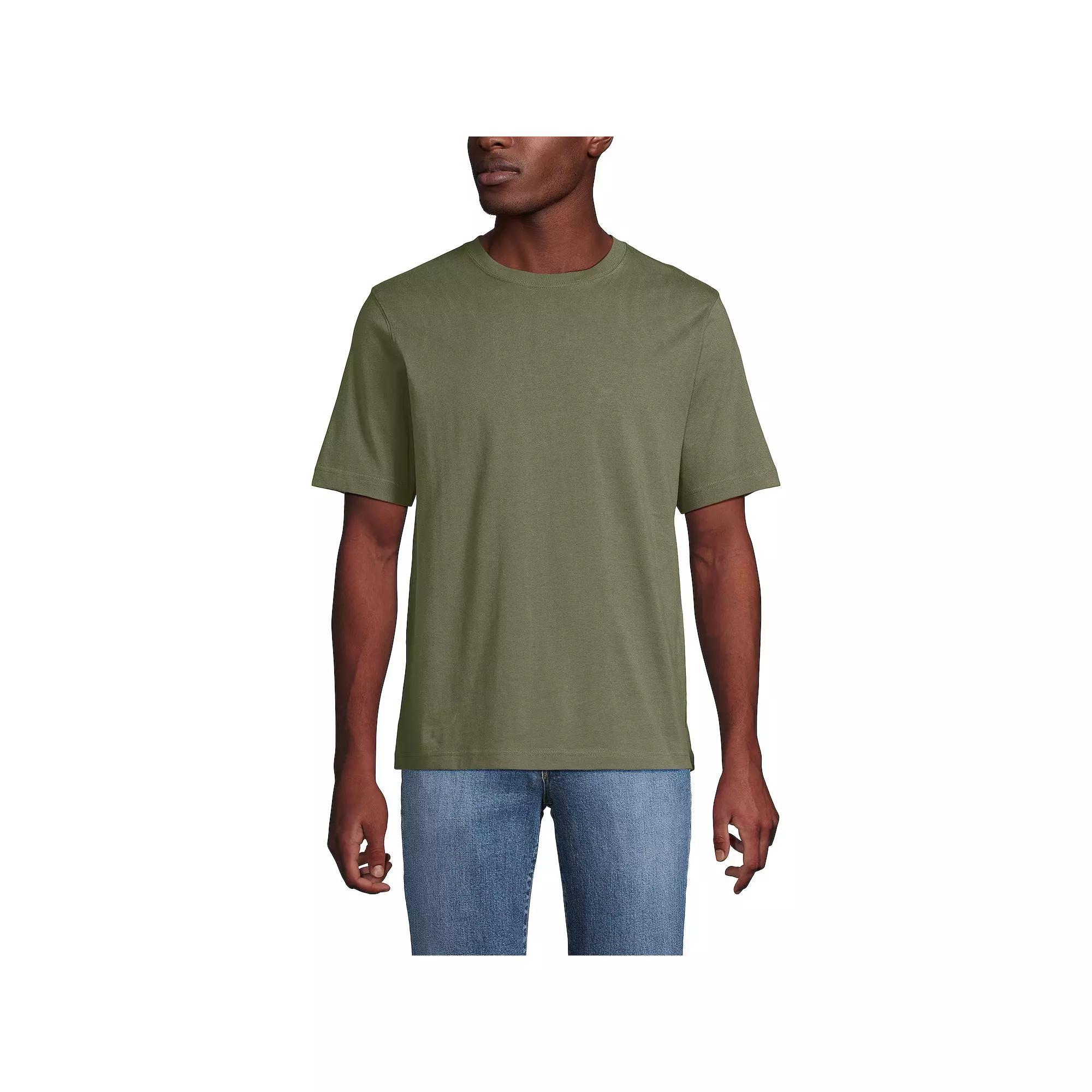 Men's Lands' End Super-T Short Sleeve T-Shirt,  Product Image