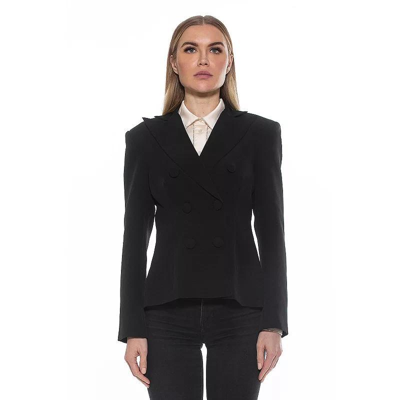 Women's ALEXIA ADMOR Lianne Classic Structured Blazer with Shoulder Pads,  Product Image