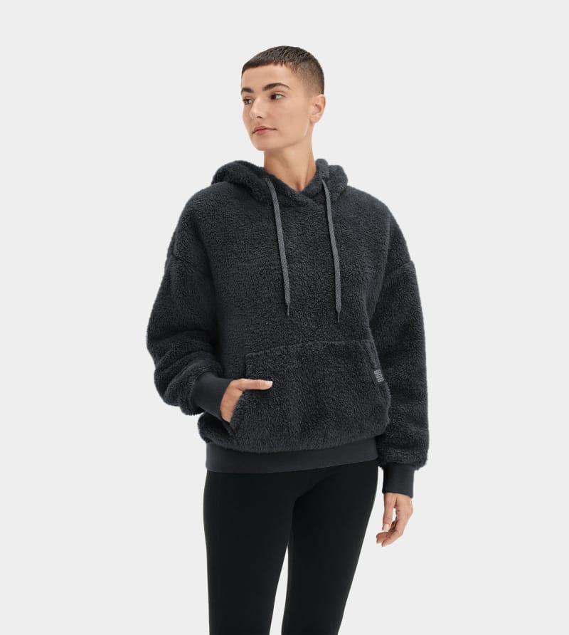 UGG Womens Loyra Sherpa Hoodie Fleece Product Image