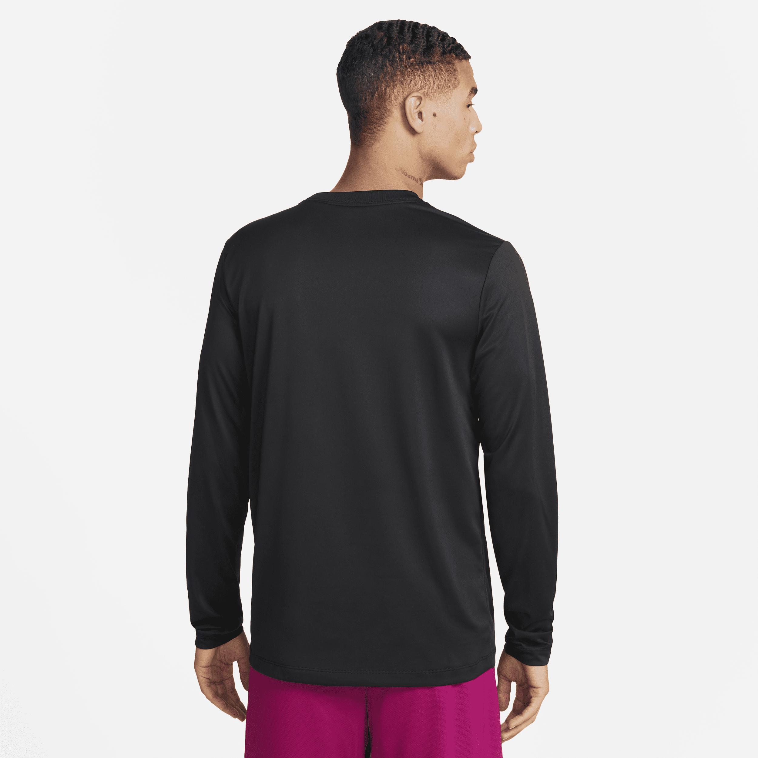 Nike Mens Dri-FIT Legend Long-Sleeve Fitness Top | DX0993-010 Product Image