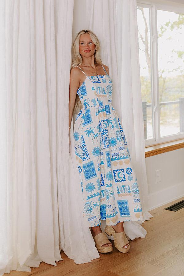 Coastal Daydream Midi Dress Product Image