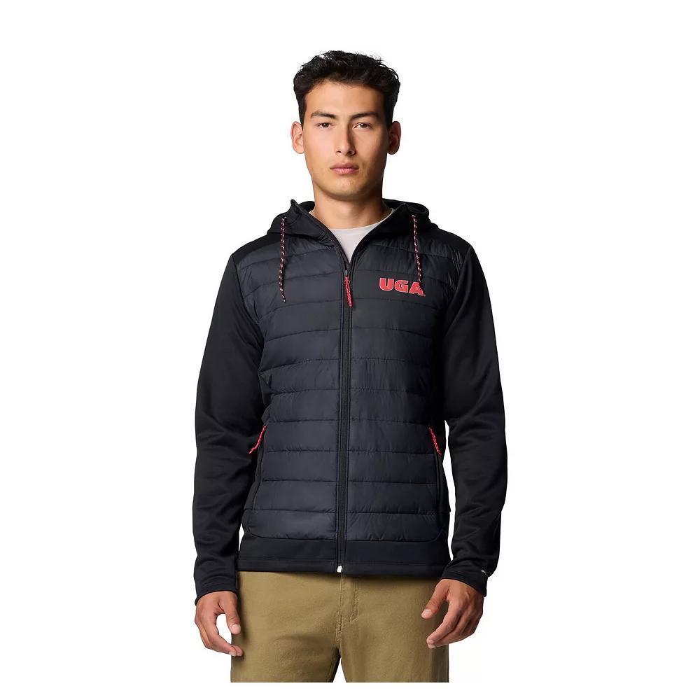 Men's Columbia Black Georgia Bulldogs Out-Shield Hybrid Full-Zip Hoodie Jacket,  Product Image