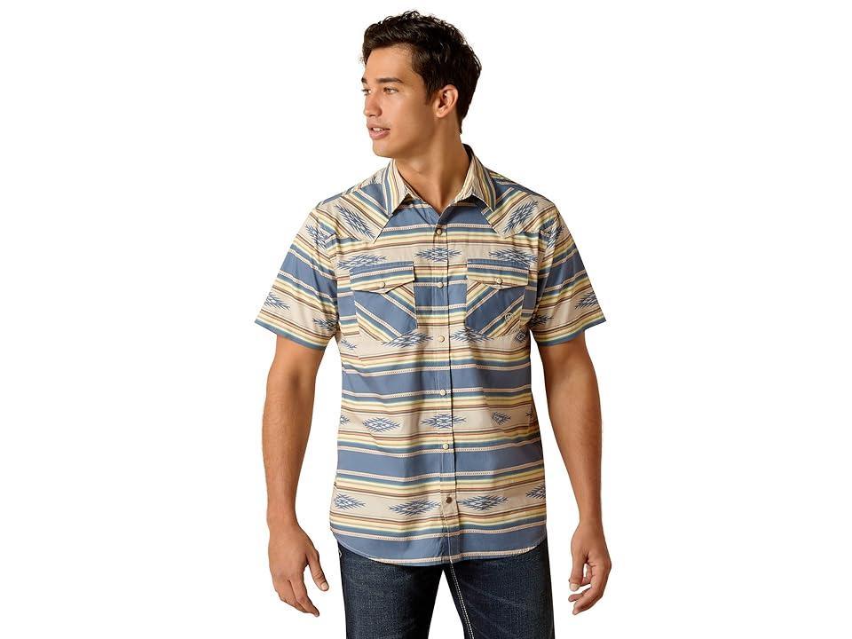 Ariat Hebastian Retro Fit Shirt (Sandshell) Men's Clothing Product Image