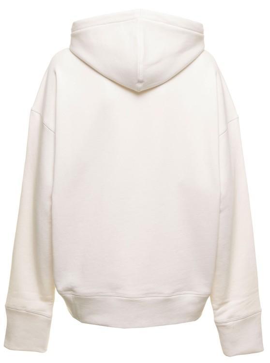 JIL SANDER Cotton Sweatshirt With Logo Print In Gray Product Image