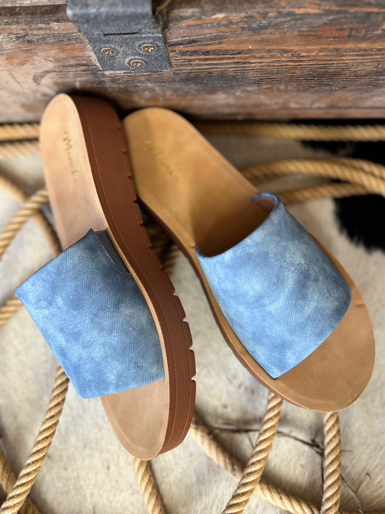 Vera Denim Slides* Product Image