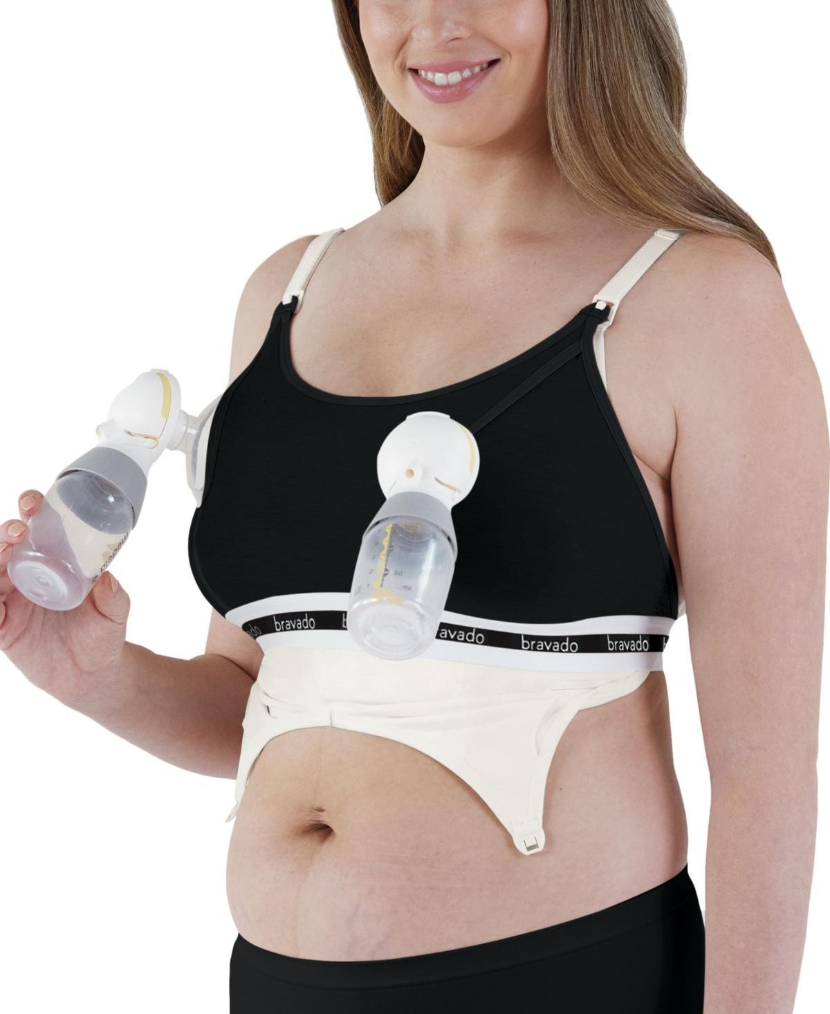 Bravado! Designs Womens Clip and Pump Hands-Free Nursing Bra Accessory - Dove Heather M Product Image