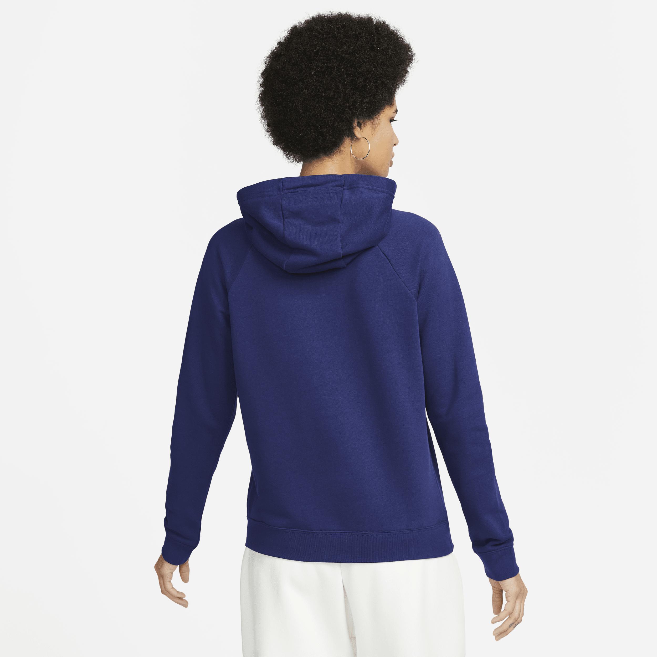 Womens Nike Navy Usmnt Essential Raglan Pullover Hoodie Product Image