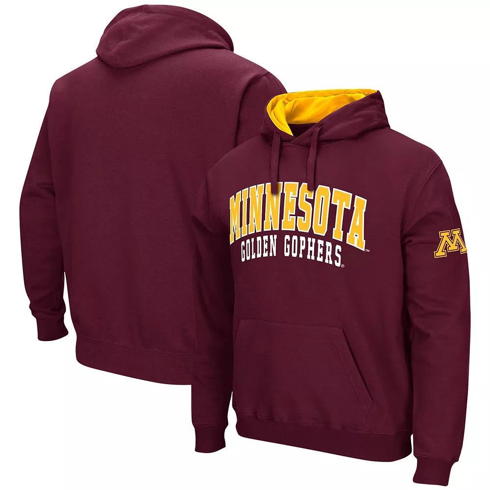 Men's Colosseum Maroon Minnesota Golden Gophers Double Arch Pullover Hoodie, Size: 2XL, Red Product Image