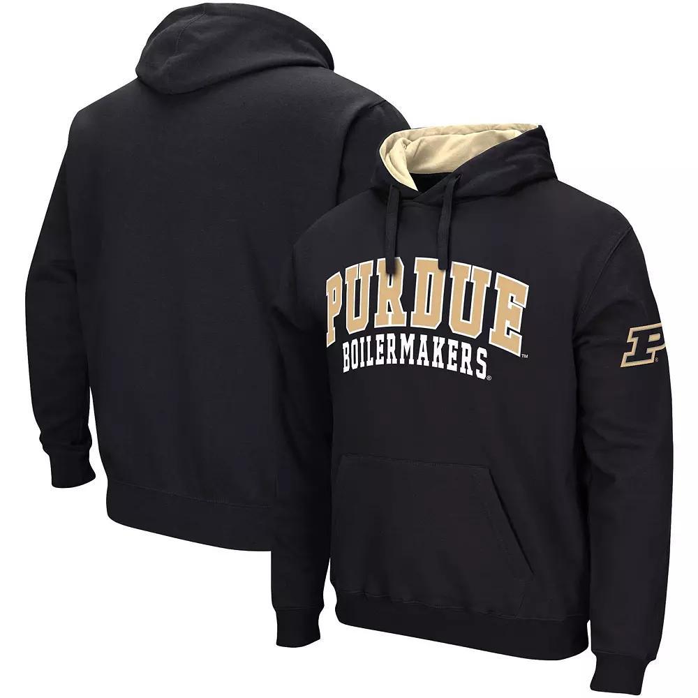 Mens Colosseum Purdue Boilermakers Double Arch Pullover Hoodie Product Image