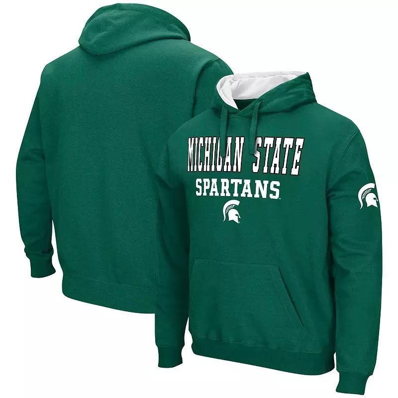 Mens Colosseum Michigan State Spartans Sunrise Pullover Hoodie Product Image