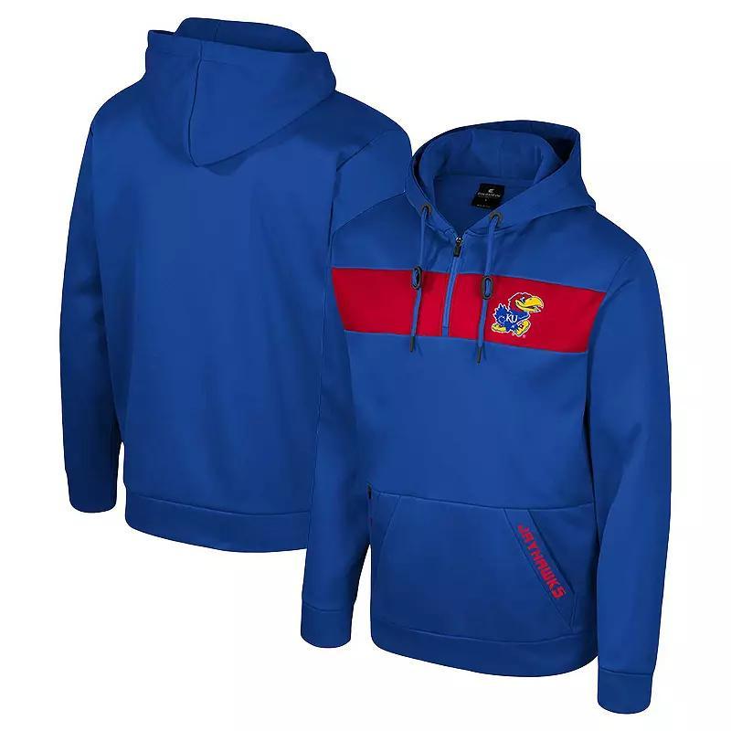 Men's Colosseum  Royal Florida Gators Quarter-Zip Hoodie, Size: 2XL, Blue Product Image