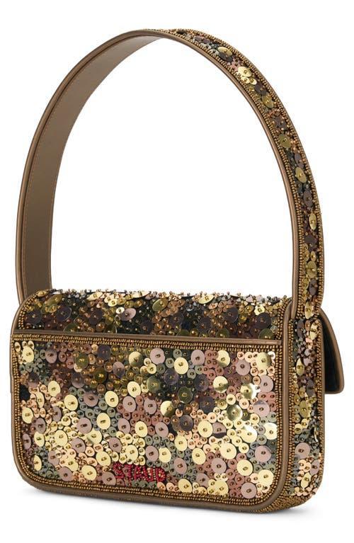 STAUD Tommy Beaded Shoulder Bag In Glsq Gilded Sequins Product Image