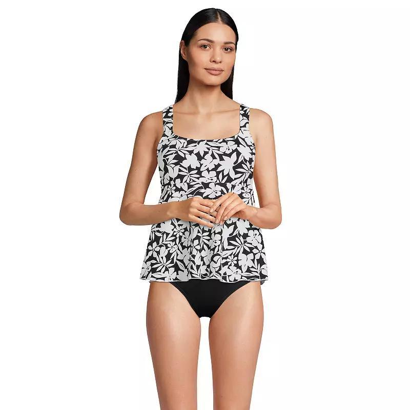 Women's Lands' End D-Cup Empire Waistband Tankini Swimsuit Top,  Product Image