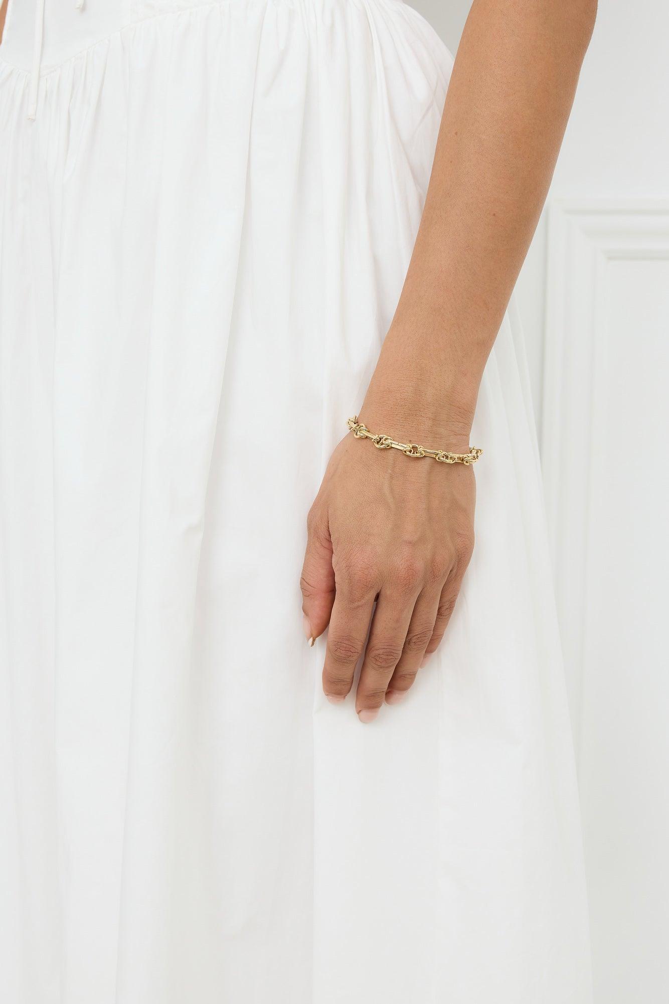 Knotted Bracelet Gold Product Image