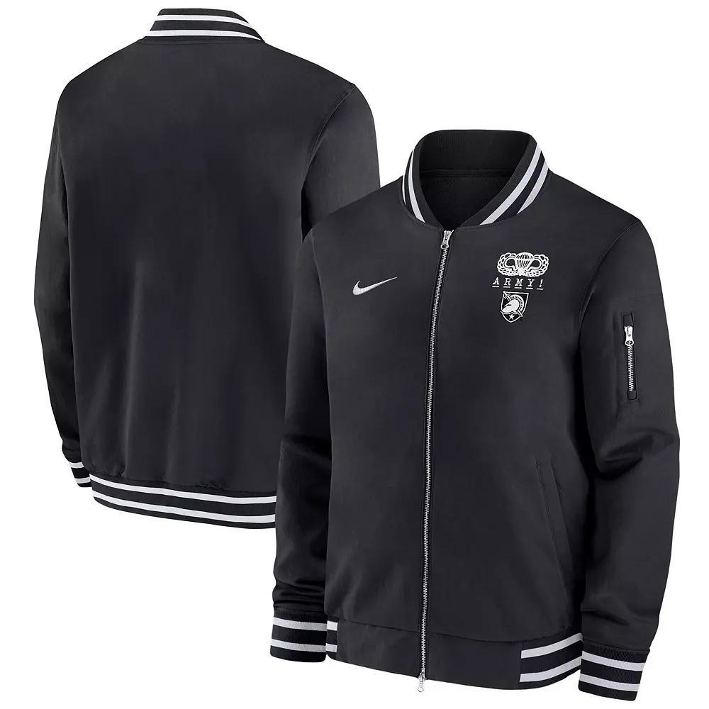 Men's Nike Black Army Black Knights 2024 Rivalry Collection Full-Zip Bomber Jacket, Size: Large, Nc2 Black Product Image