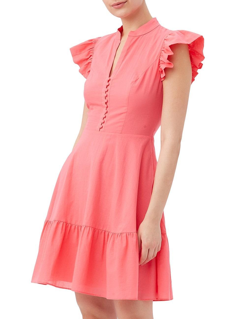 Womens Vignola Ruffle Minidress Product Image