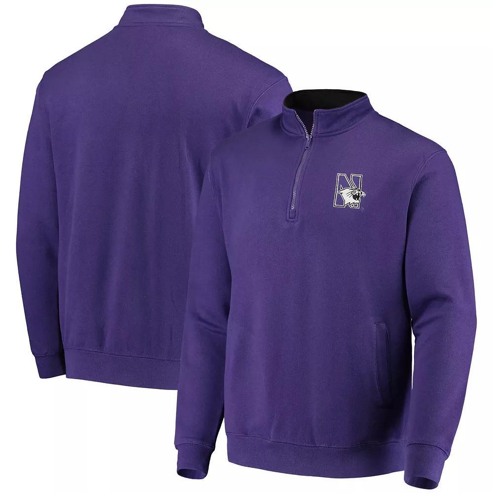 Men's Colosseum Purple Northwestern Wildcats Tortugas Logo Quarter-Zip Jacket,  Product Image