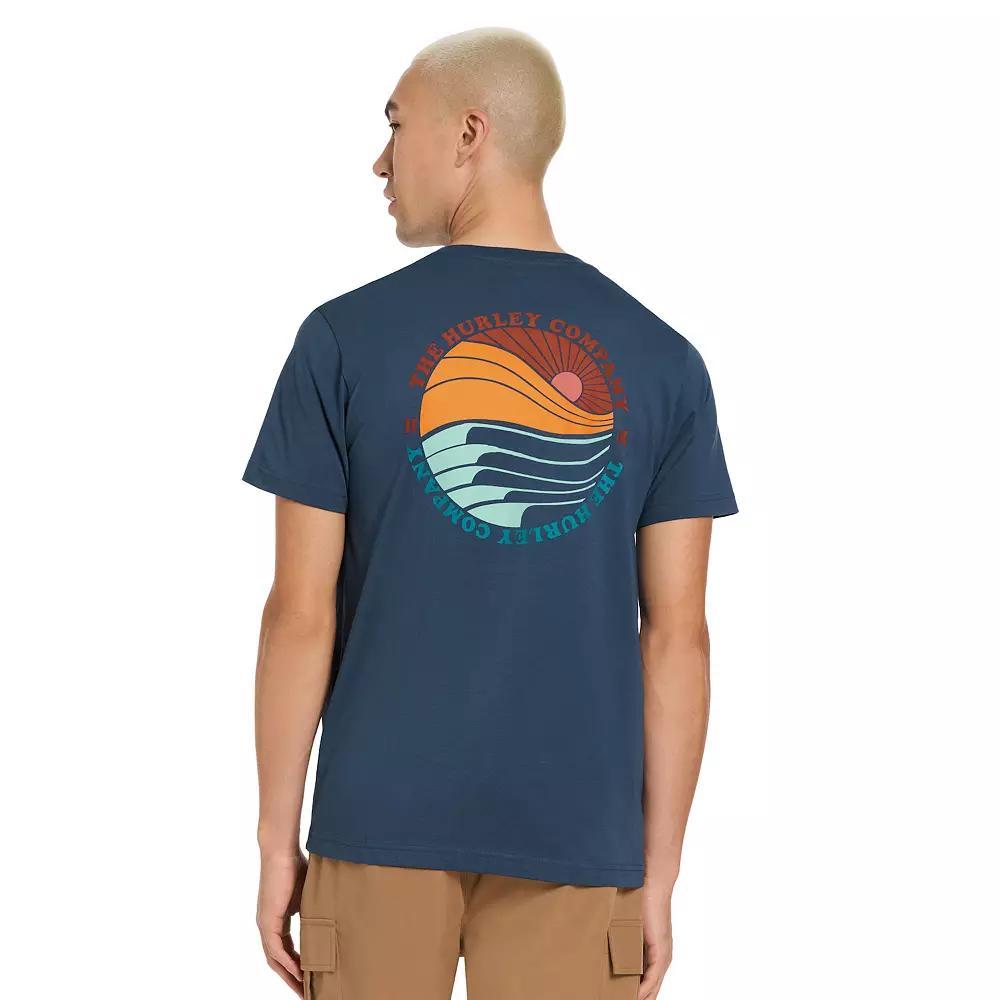 Men's Hurley Surf Graphic Tee, Size: XS, Submarine Product Image