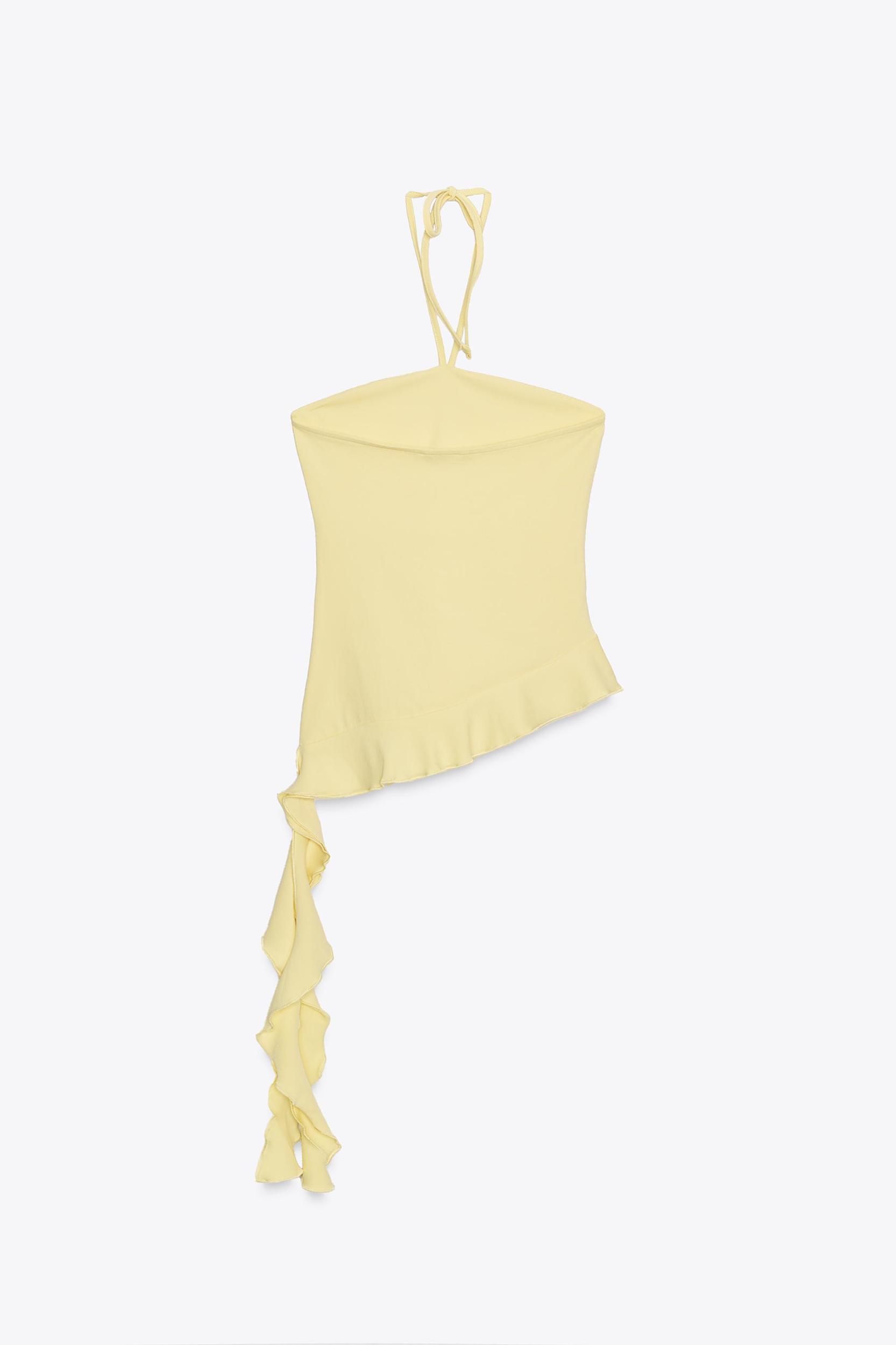 RUFFLED TEXTURED TOP Product Image