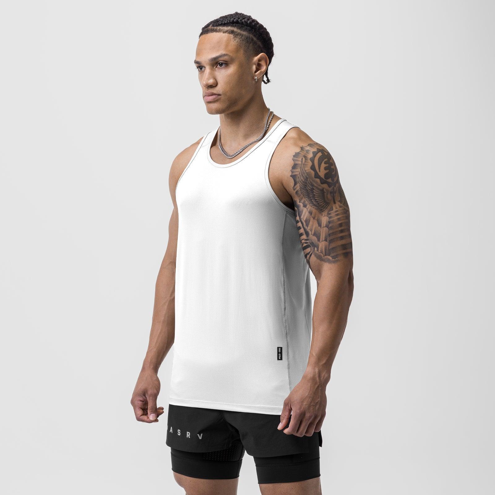 0754. AeroSilver® Training Singlet - White Product Image