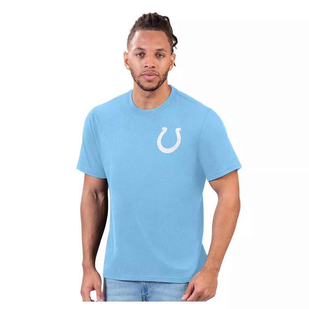 Men's Margaritaville Light Blue Indianapolis Colts Flip Flop T-Shirt, Size: 3XL Product Image