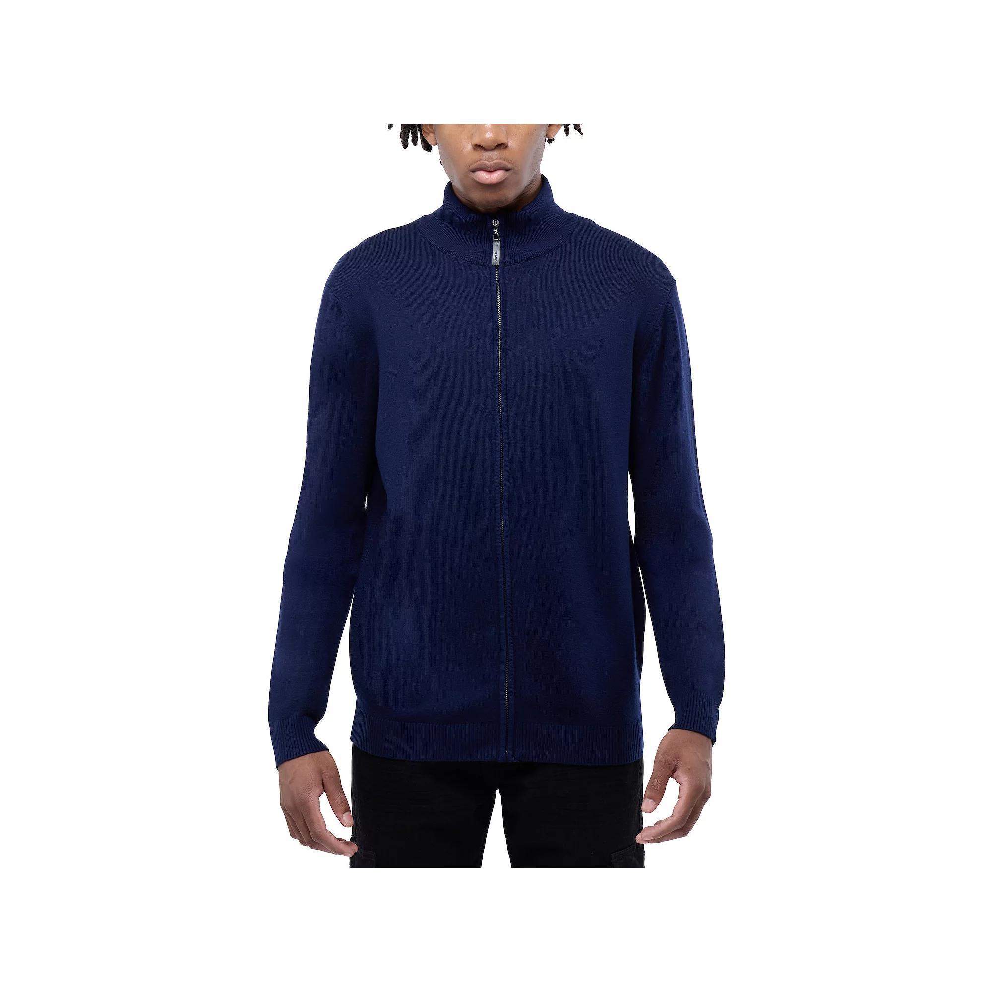 Men's Xray Full Zip Mockneck Sweater,  Product Image