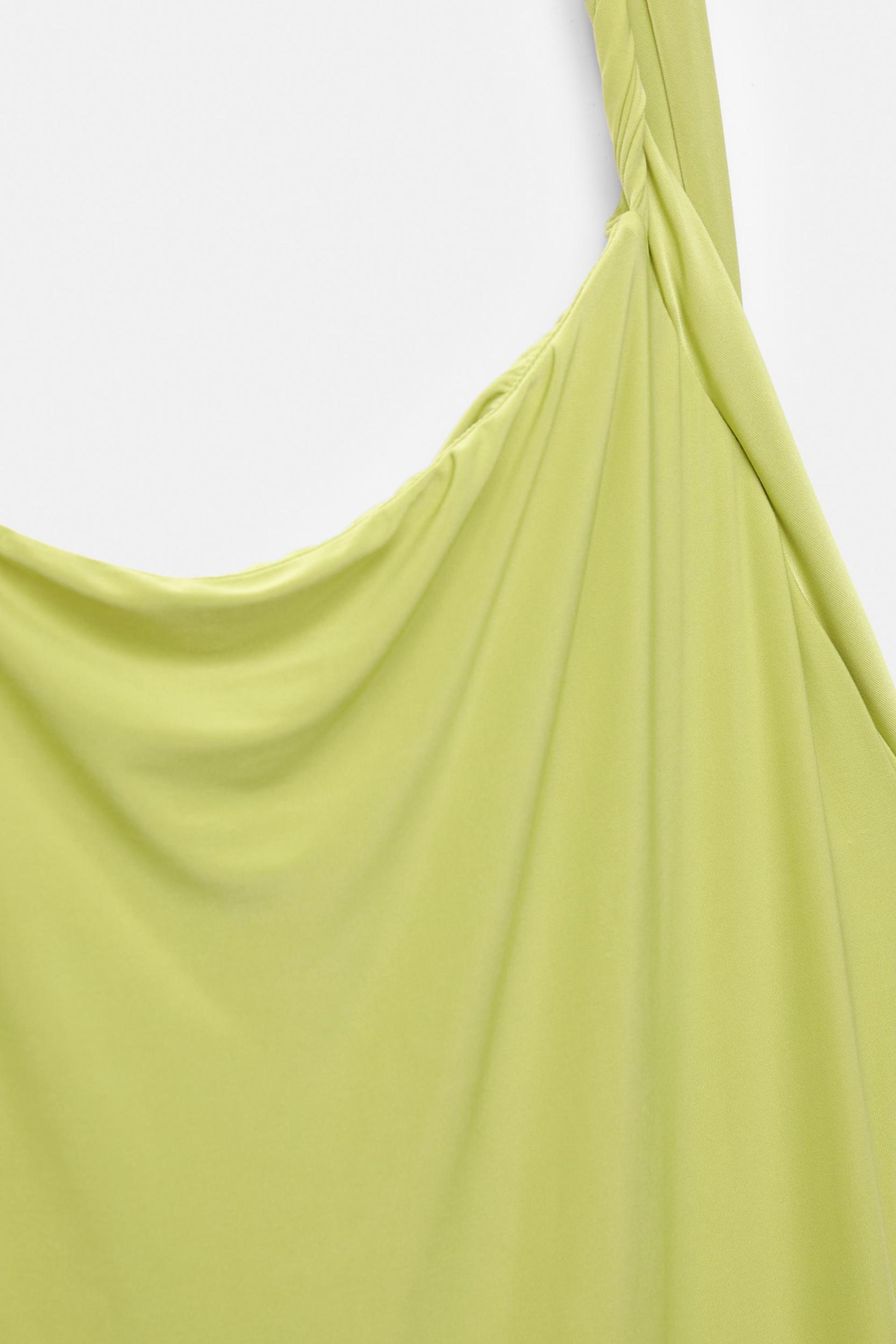 Halterneck midi dress Product Image