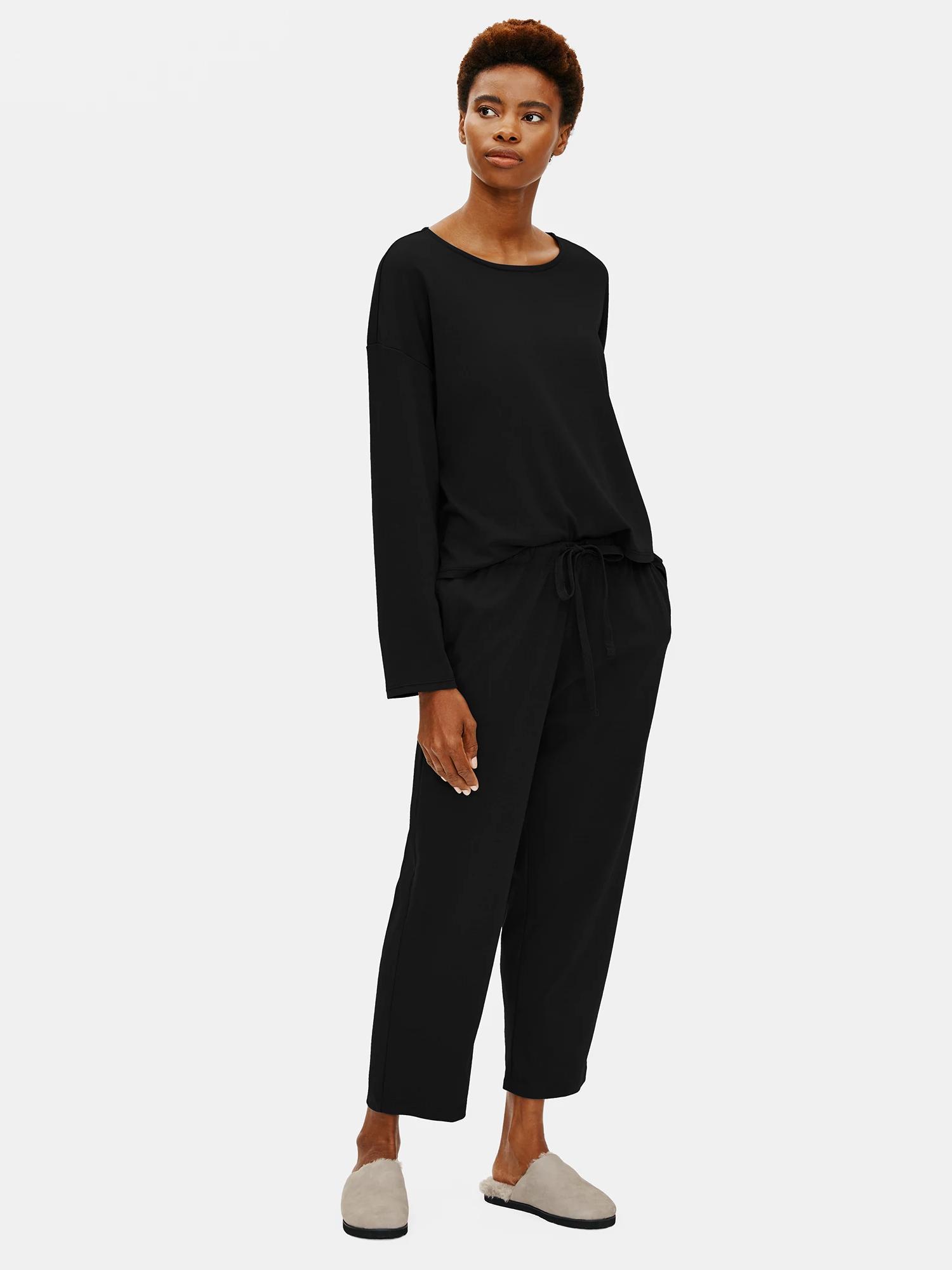 Organic Cotton Interlock Slouchy Sleep Pant Product Image