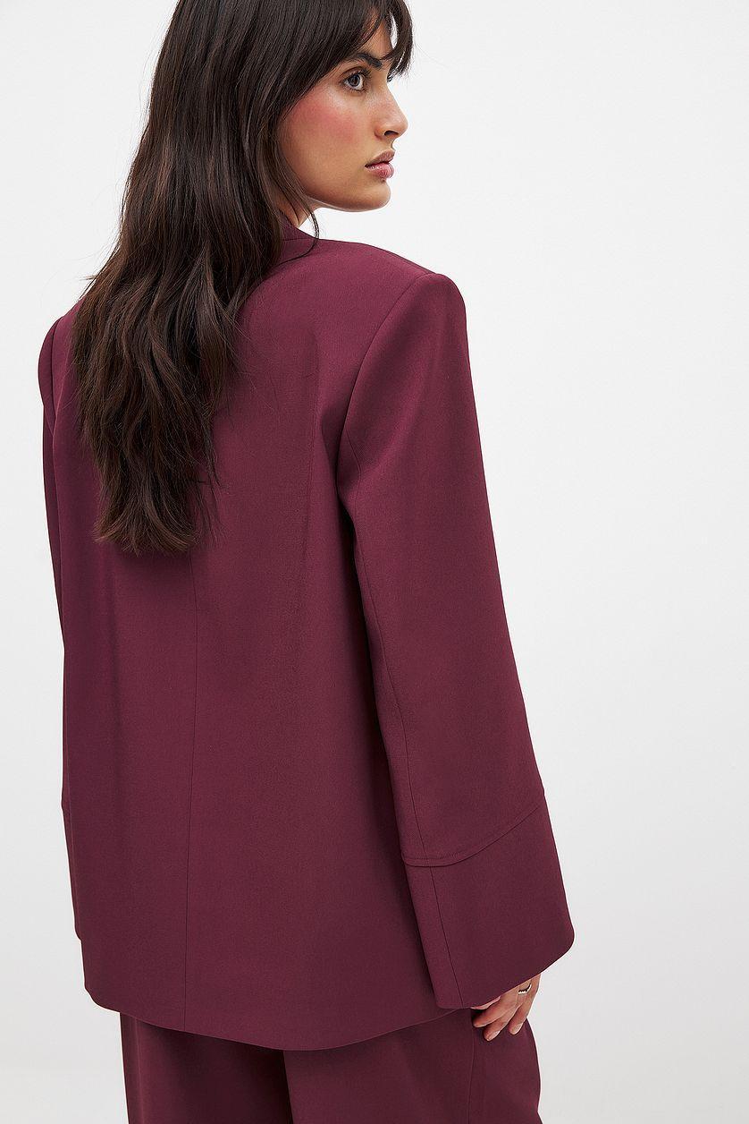 Oversized Blazer With Wide Sleeves Product Image