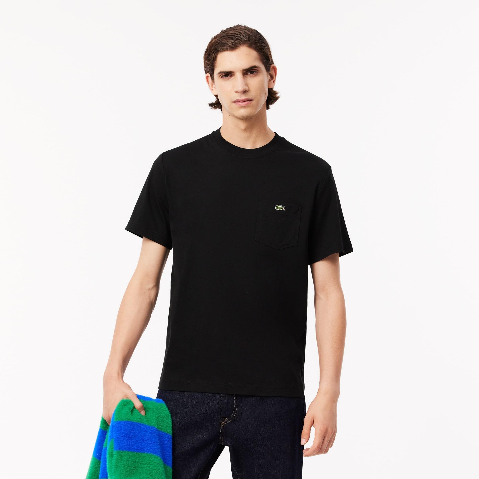 Cotton T-shirt with Breast Pocket Product Image