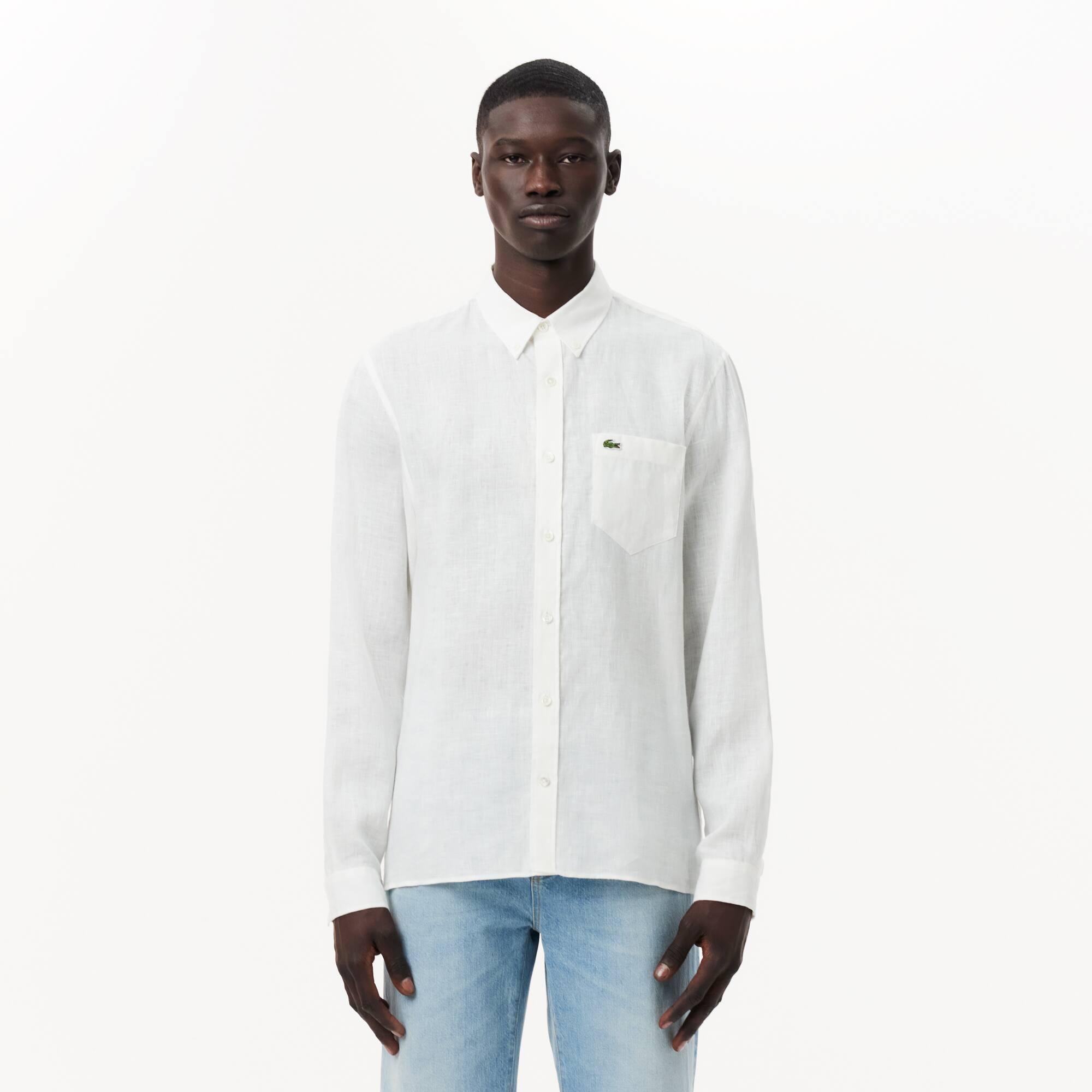 Regular Fit Linen Shirt Product Image