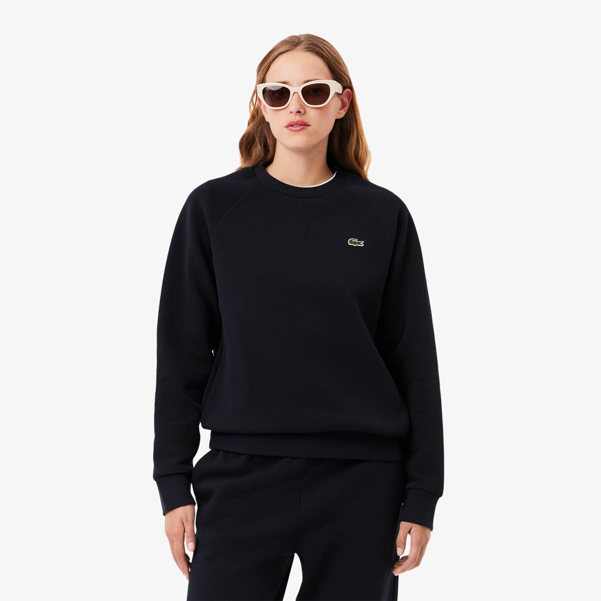 Crew Neck Piqué Sweatshirt Product Image