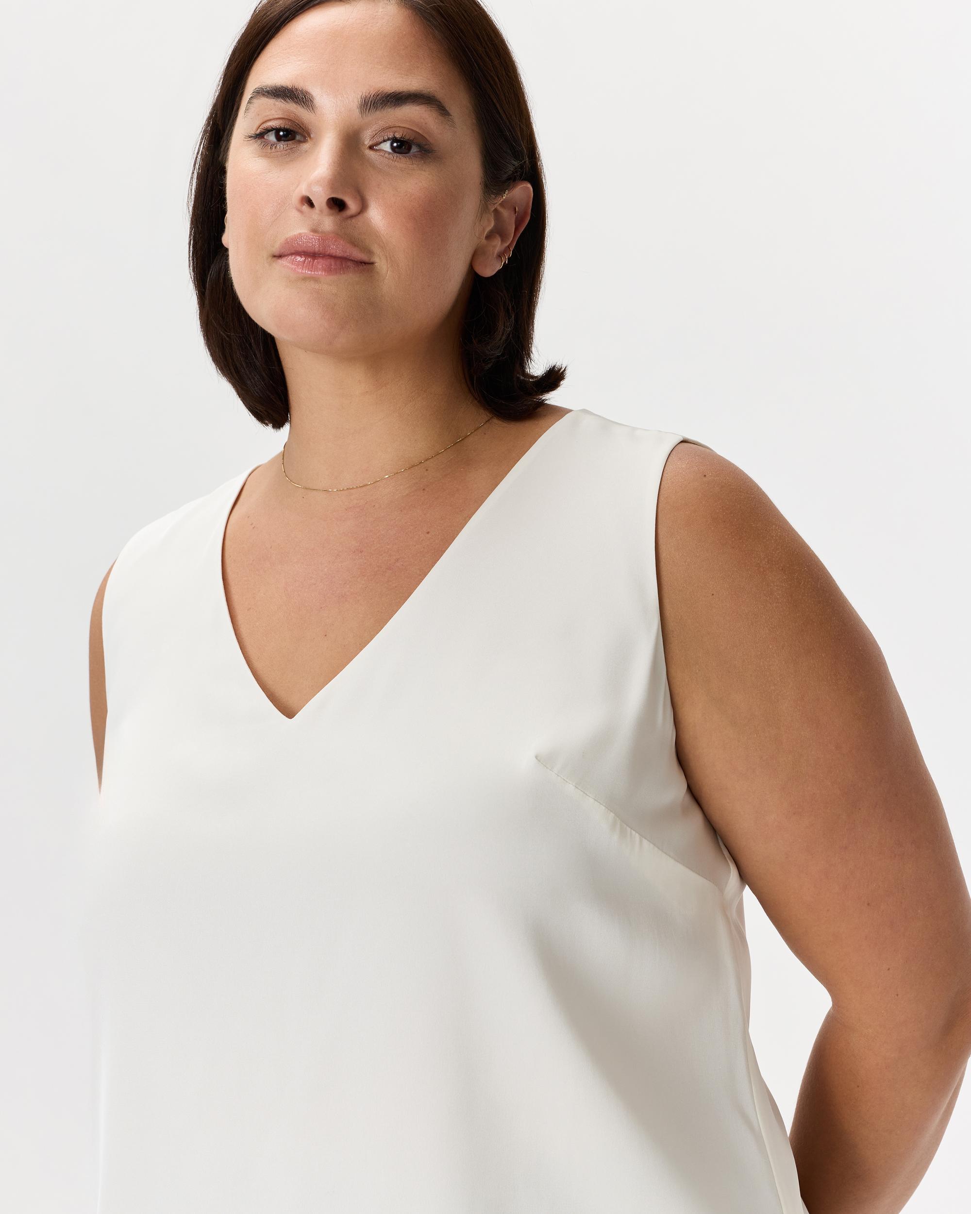 Quince | Women's Washable Stretch Silk Tank Top Product Image