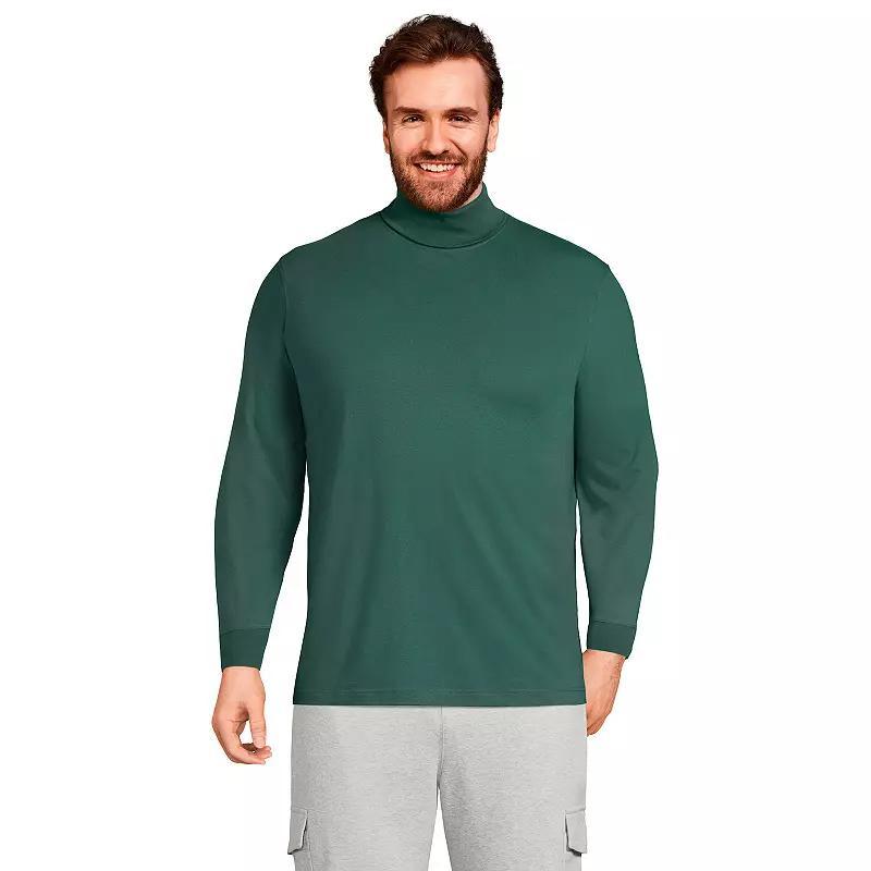 Big & Tall Lands End Super-T Classic-Fit Turtleneck, Mens Product Image