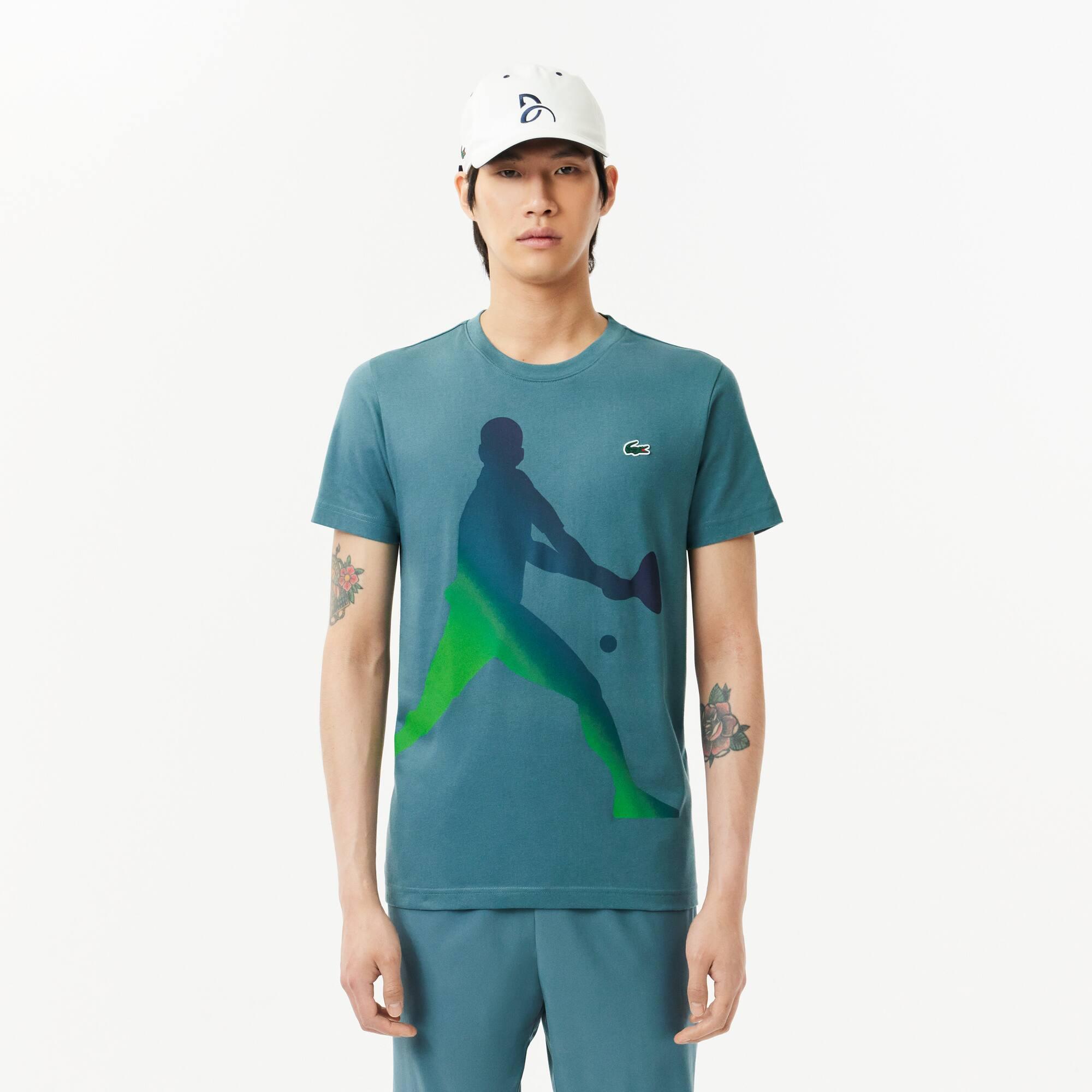 Men's Lacoste Tennis x Novak Djokovic T-Shirt & Cap Set Product Image