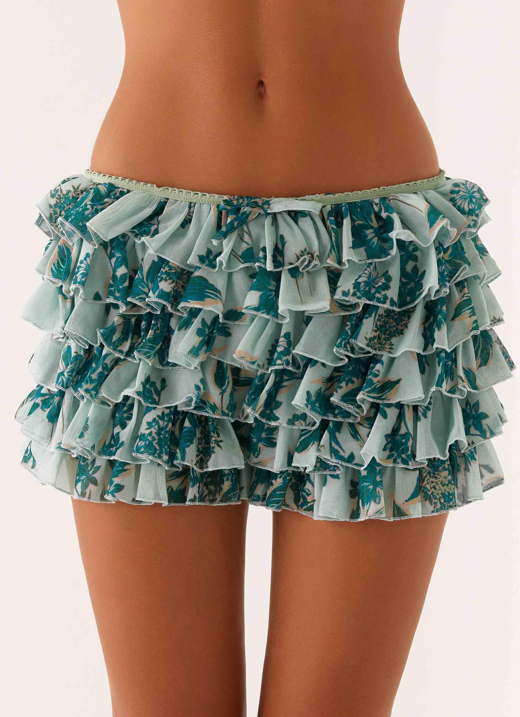 Entertain Me Bloomer Shorts - Cloud Nine Floral Product Image