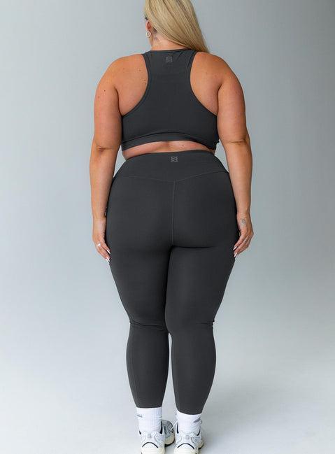 Unstoppable Activewear 7/8 Leggings Grey Curve Product Image