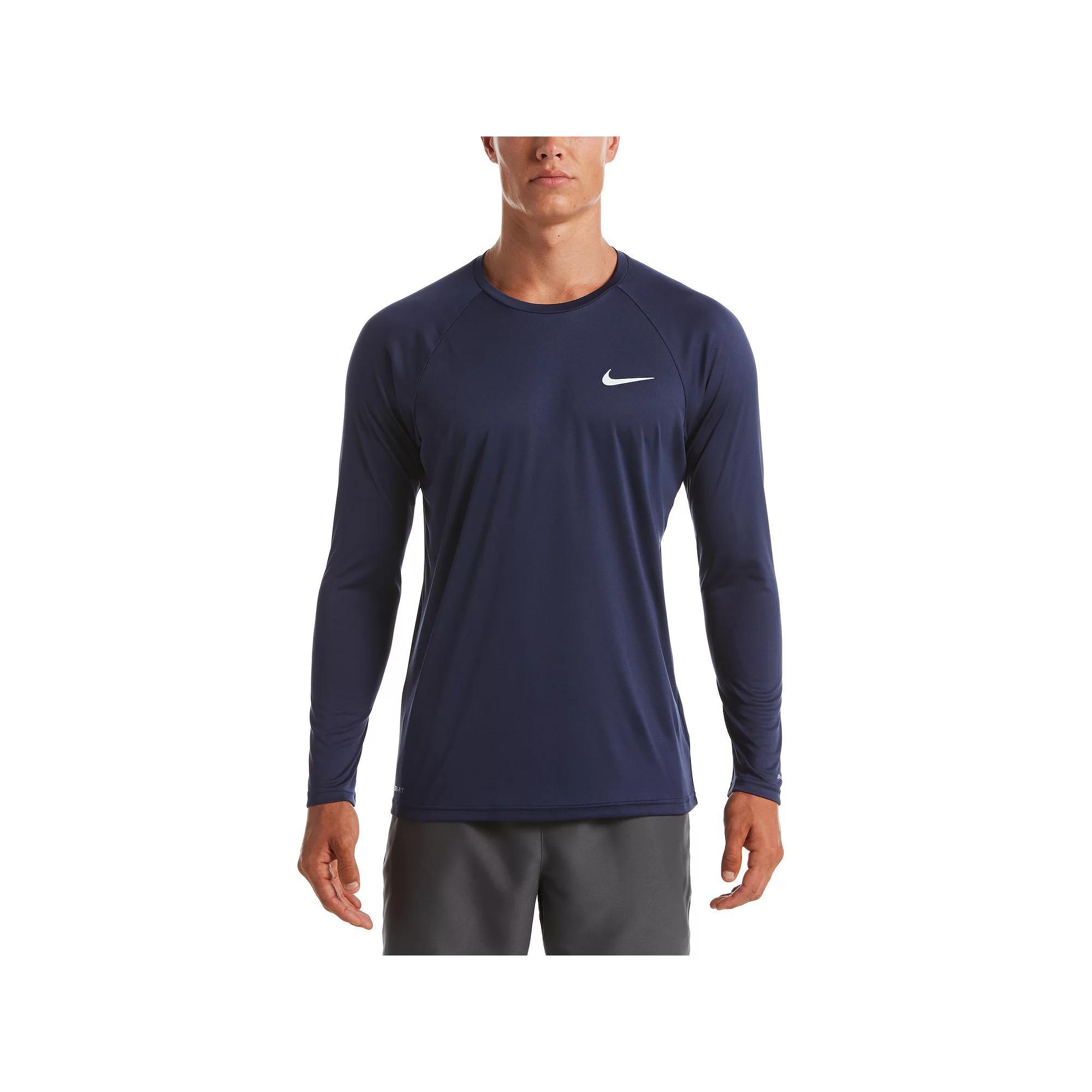 Mens Nike Dri-FIT UPF 40+ Hydroguard Long Sleeve Swim Tee Product Image