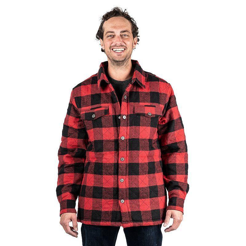 Mens Sonoma Goods For Life Flannel Sherpa-Lined Shirt Jacket Product Image