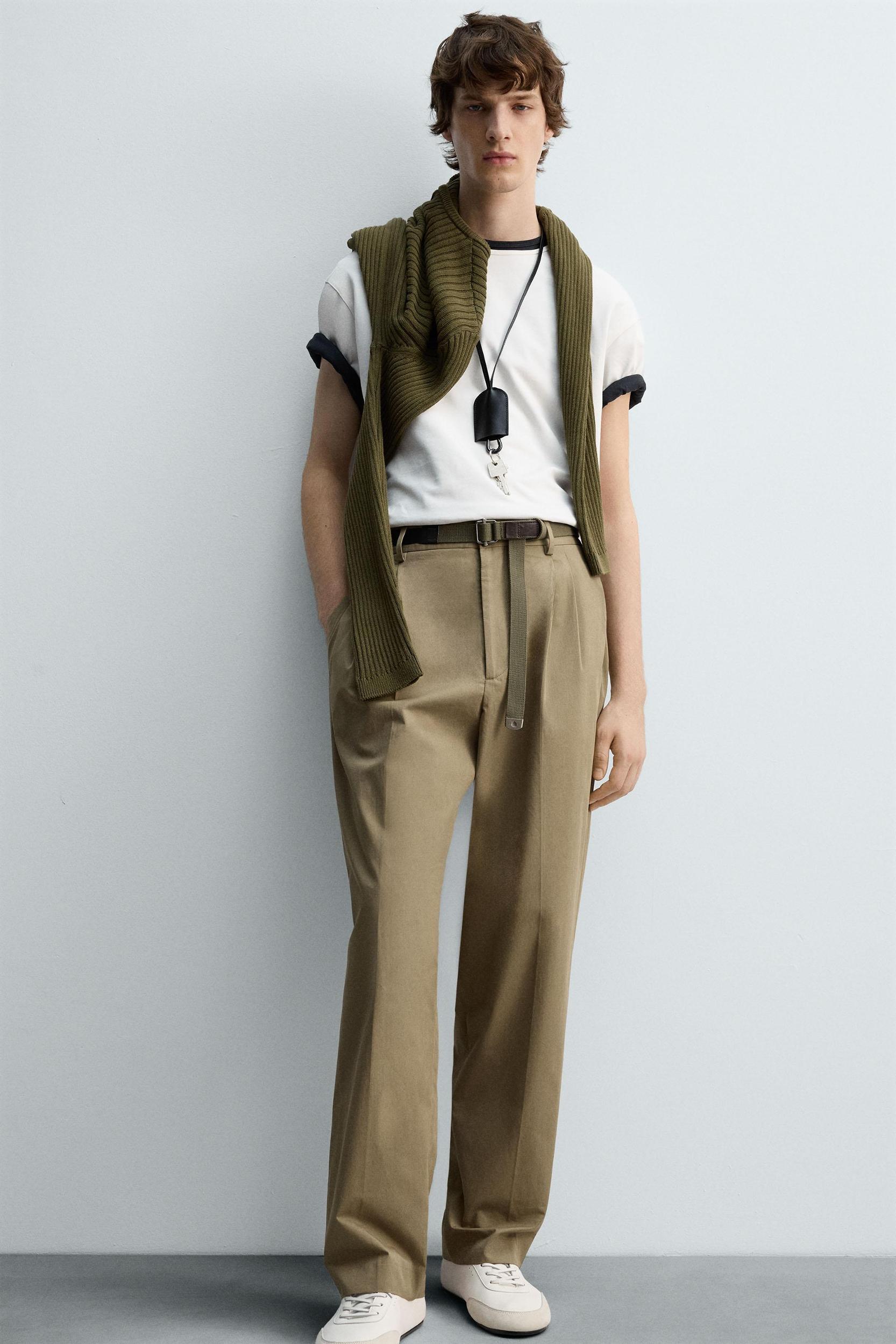 LIMITED EDITION RELAXED FIT PLEATED PANTS Product Image