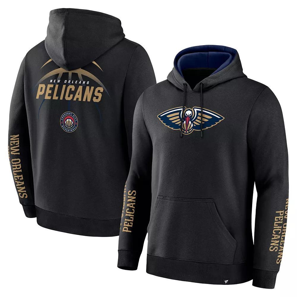 Men's Fanatics Black New Orleans Pelicans Legacy Guard Pullover Hoodie,  Product Image