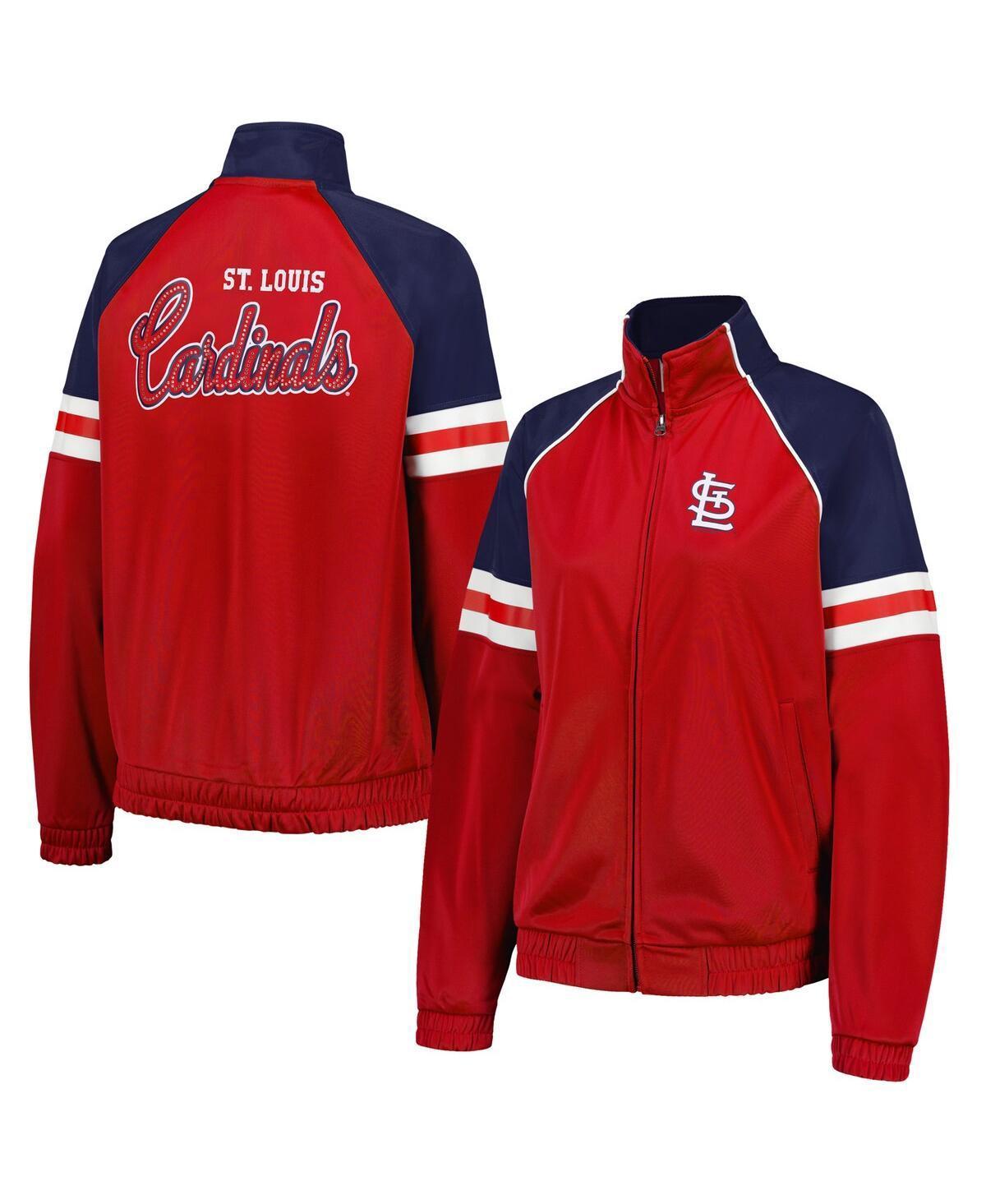 Womens G-III 4Her by Carl Banks St. Louis Cardinals First Place Raglan Full-Zip Track Jacket Product Image