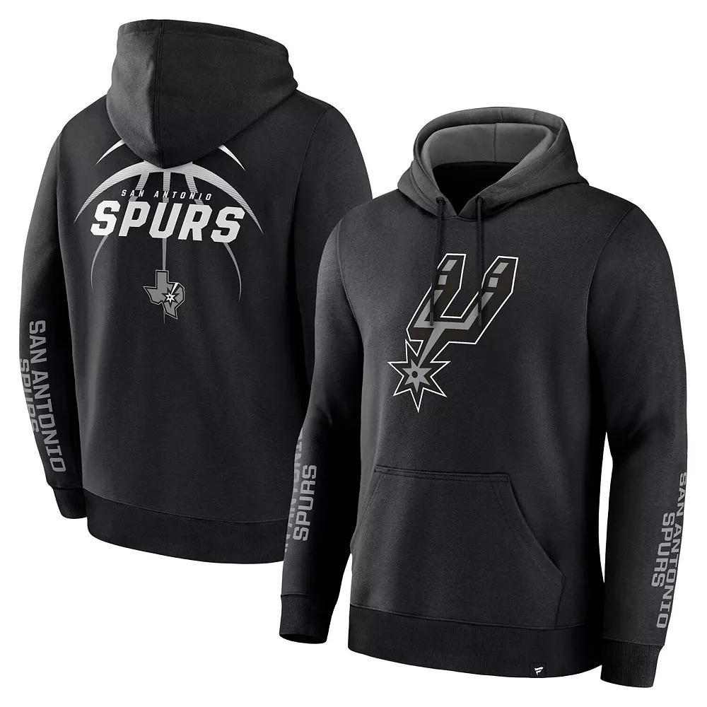Men's Fanatics Black San Antonio Spurs Legacy Guard Pullover Hoodie,  Product Image